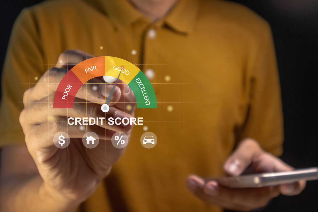 credit score meter
